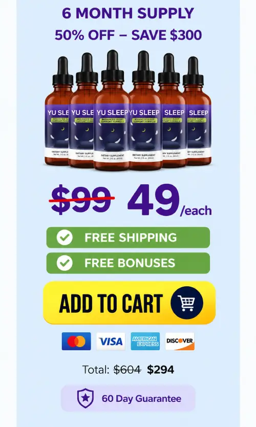 Yu Sleep 6 bottles best value pricing package