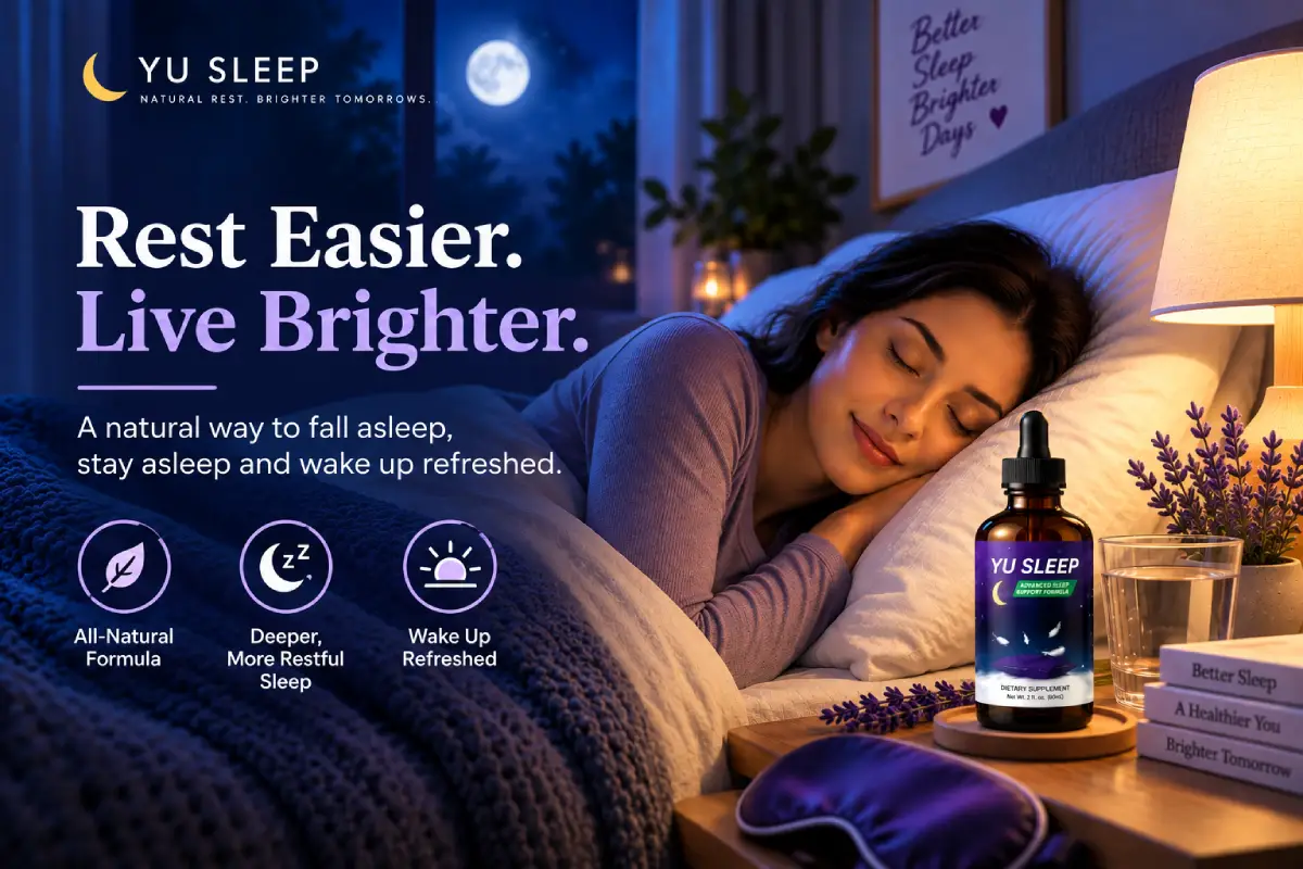 Yu Sleep sleep support supplement for natural rest and refreshed mornings